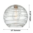 thumbnail image 3 of Innovations Lighting 516-1C-BAB-G1213-10-LED Deco Swirl Led Semi-Flush Mount Ceiling Light, 3 of 3
