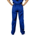 thumbnail image 2 of Panda Uniform by HeedFit Women’s Two Pocket Elastic Waist Scrub Pants, Royal M, 2 of 3