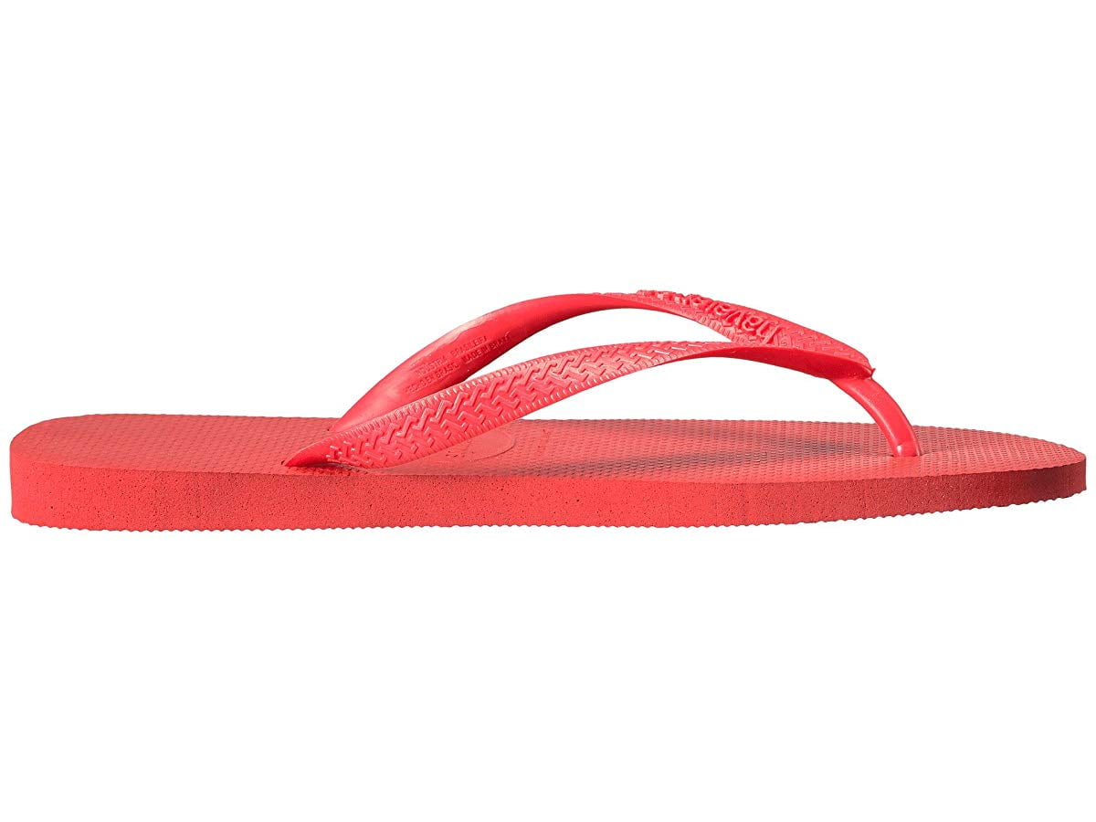 ruby red flip flops