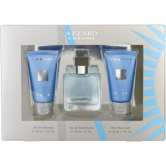 Azzaro CHRM11C Chrome Perfume Gift Set for Men