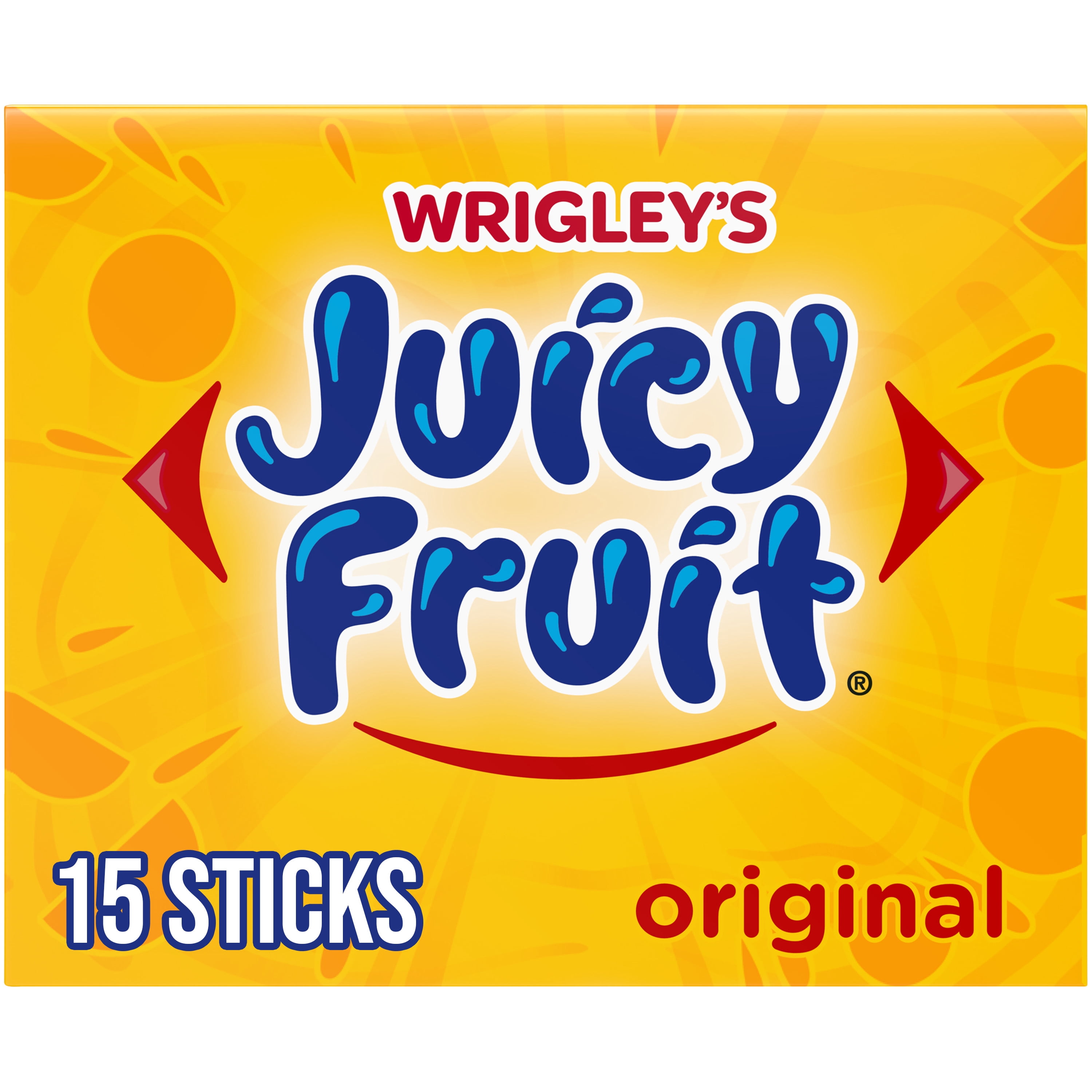 Wrigley - Juicy Fruit, Slim, 15 stick pack, 10 count - Walmart.com
