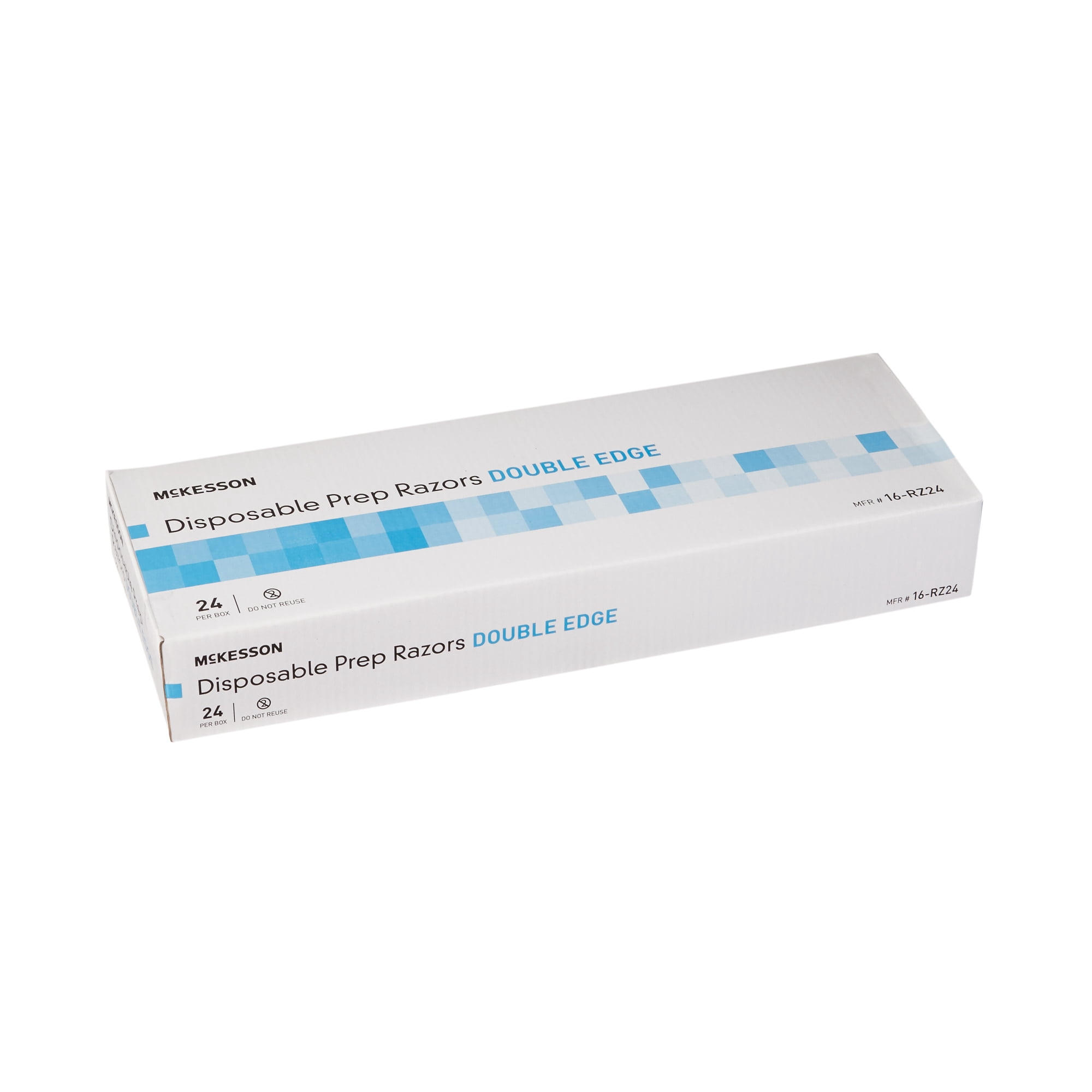 McKesson Disposable Razors - Single Blade, Fixed Head Medical Razor, 24 Count, 6 Packs, 144 Total