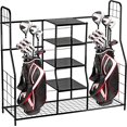 thumbnail image 1 of Home-it Golf Bag Sports Dual Golf Storage Organizer golf organizer rack, 1 of 5