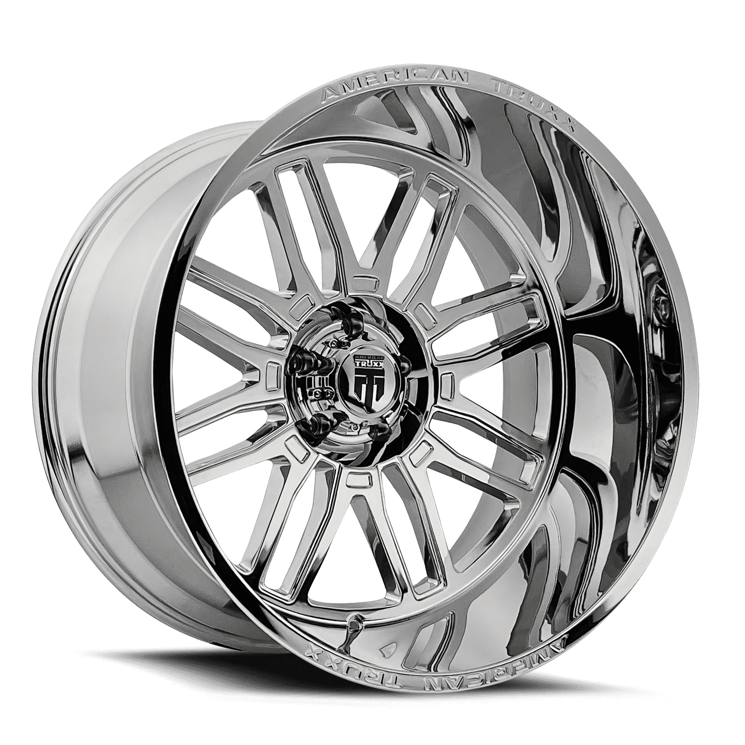 24x14 American Truxx AT1915 Restless Chrome Wheel 6x135