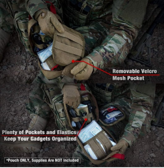 ACETAC Gear First Aid Pouch Rip-Away IFAK Tactical Utility Pouch for Outdoor Activities Medical pouch