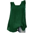 thumbnail image 4 of Womens Tank Top Linen Sleeveless Round Neck Baggyt Oversize Camisole Tank Tops for Women, 4 of 8