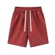 thumbnail image 1 of Ceisia Men's Cargo Shorts Large Pockets Elastic Waist Drawstring Jogger For Camping Hiking Red L Gift, 1 of 4
