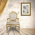thumbnail image 3 of Goldberger, Jennifer 22x32 Gold Ornate Wood Framed with Double Matting Museum Art Print Titled - Metallic Garden II, 3 of 4