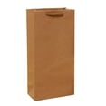thumbnail image 2 of Riguas 10 Pcs Kraft Paper Wine Bags Thickened Hard Paper Single Double Bottle Solid Color Great Load Bearing Champagne Beer Beverage Wine Gift Handbag Fall Prevention Packaging Bags, 2 of 7