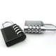 thumbnail image 4 of Candado De 4 Dígitos Número De Candado Candado De Maleta Candado De Combinación 4 Dial Sin Llave Antirrobo Aleación De Zinc Universal Para Maletas GYM LockerBlack, 4 of 8