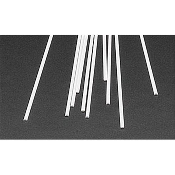 Plastruct MRH-60 Half-Round Rod.060 10 PLS90881 Plastic Building Supplies
