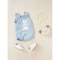 thumbnail image 5 of Blotona Baby Girl Boy Knit Rompers Bunny Sleeveless Sweater Bodysuit Jumpsuit My 1st Easter Outfit Cute Infant Sping Fall Clothes, 5 of 9