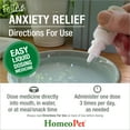 thumbnail image 5 of HomeoPet Feline Anxiety Relief Calming Natural Pet Relaxant Solution for Cats, 15-Milliliter Bottle, 5 of 9