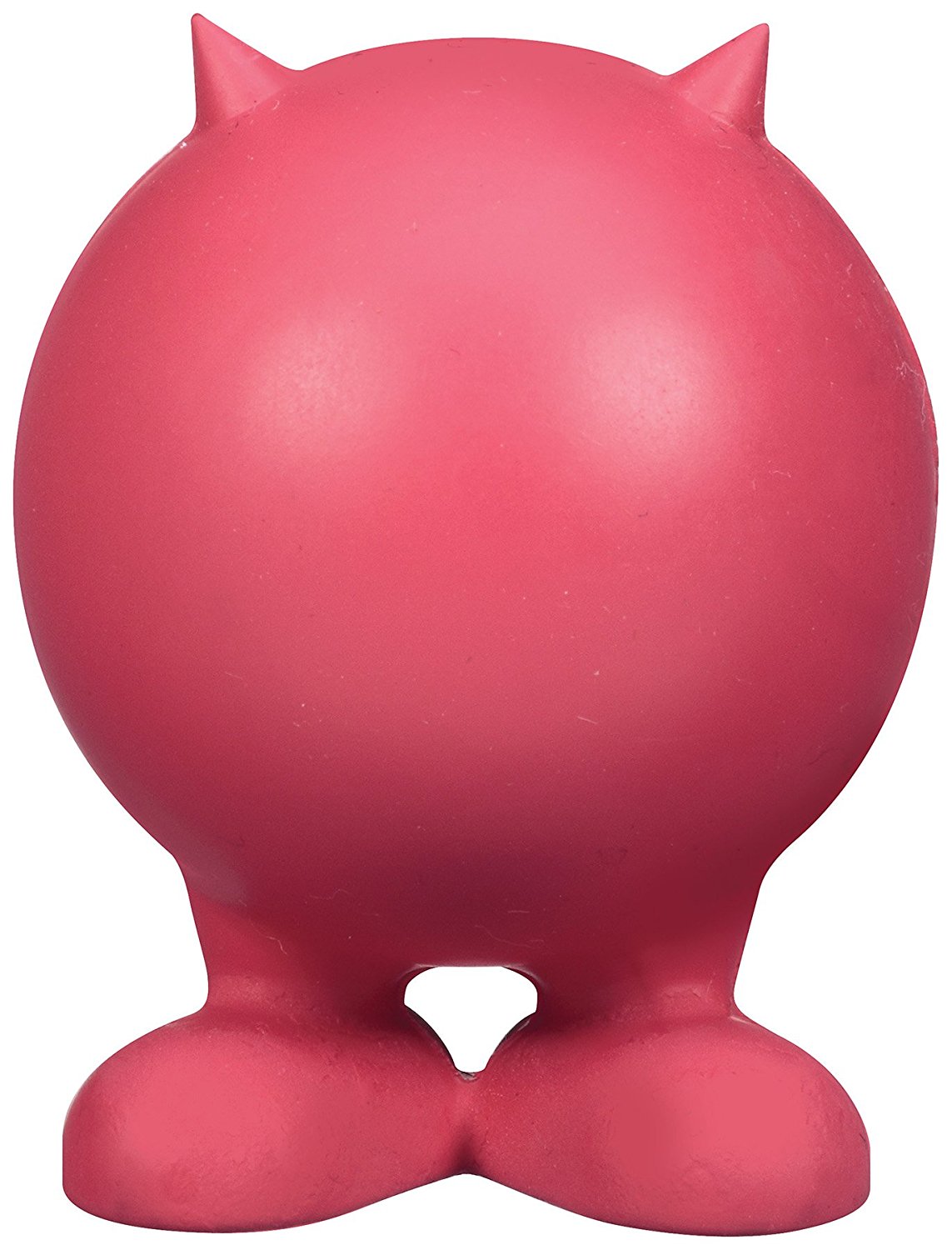 JW Pet Bad Cuz Ball with Legs Squeaky Non-Toxic Rubber Dog Toy, Assorted, Medium, Pack of 1