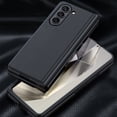 thumbnail image 4 of Dteck Case for Samsung Galaxy Z Fold 5,Luxury Leather + PC Case Built-in Screen Protector Magnetic Stand Cover For Galaxy Z Fold 5 5G,Black, 4 of 9