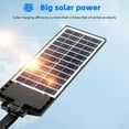 thumbnail image 3 of Solar Street Light Outdoor Solar Parking Lot Light, LED Wide Angle Lamp with Motion Sensor IP67 Waterproof Commercial Lighting Modern, 3 of 10