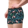 thumbnail image 3 of Kdxio Men's Boxer Briefs with Flamingos And Birds Print - Comfortable and Breathable Underwear for Everyday Wear, 3 of 7