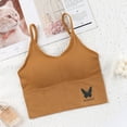thumbnail image 2 of Qarigey Sujetador deportivo para mujer, lencería, ropa interior de algodón, transpirable, ajustable, para Yoga, Fitness, correa, Bralette Ropa interior amarillo, 2 of 8