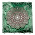 thumbnail image 2 of Ambesonne Ethnic Shower Curtain, Mystic Mandala Artwork Boho, 69"Wx84"L, Dried Rose, 2 of 4