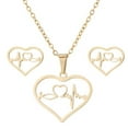 thumbnail image 1 of PVCS Women's Fashion Pendant Earring Set Color Clavicle Necklace Exquisite Earrings, 1 of 4