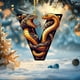 thumbnail image 1 of 2D Acrylic Christmas Tree 26 Letter Pendant Decorative Gift Family Christmas Party Pendants, 1 of 5