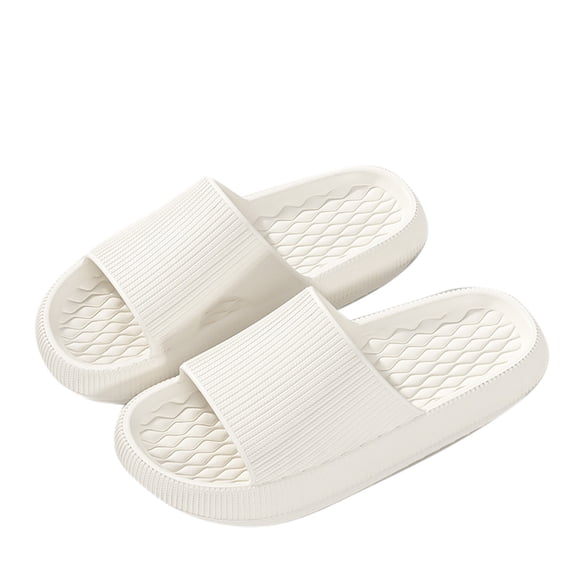 Gnshining Shower Shoes For Women and Men Thick Sole House Slippers Skidproof Bathroom Shoes Open Toe Beach Slippers Travel-friendly Summer Slippers