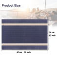 thumbnail image 5 of WWW Heat-Resistant Placemats, Set of 4,Stain Resistant Washable PVC Table Mats,Kitchen Table mats for Dining Kitchen Table Navy Blue, 5 of 6