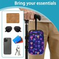 thumbnail image 6 of COEQINE Forearm Crutch Bag Walking Cane Accesories Jellyfish Galaxy Elbow Crutch Storage Organizer, 2 Zippered Pockets, Lightweight, Hands-Free, for Adults & Seniors, 6 of 7