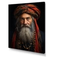 thumbnail image 2 of Designart "Spiritual Portrait in Hebrew I" Religion & Spirituality Canvas Art Print, 2 of 5