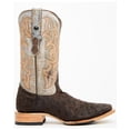 thumbnail image 2 of Tanner Mark Men's Exotic Full Quill Ostrich Western Boot Broad Square Toe Dark Brown 9 D(M) US, 2 of 7