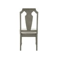 thumbnail image 3 of Contemporary Dining Room Set Of 4 Chair Beige Linen & Weathered Oak Finish Chair, 3 of 3