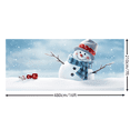 thumbnail image 2 of Christmas Decorations, Christmas Garage Door Decoration Christmas Garage Door Banner Mural Cover 7 X 16 Feet Large Snowman Sign for Christmas Holiday Party Flags Expansion Pack Cards Sequin Banner, 2 of 5