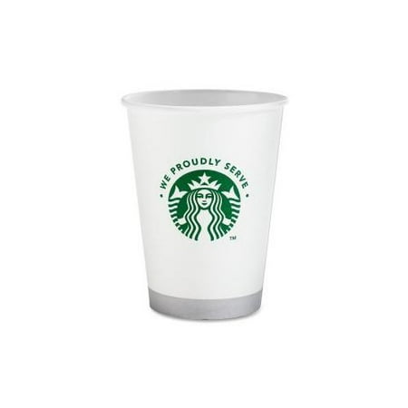 STARBUCKS COFFEE Compostable Cup, 12 oz. 1000/CT, White
