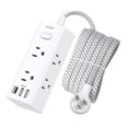 thumbnail image 1 of Protector contra sobretensiones Power Strip One Beat de 3 m con 6 salidas y 3 USB, 1 of 7