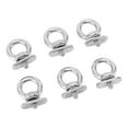 6 Pcs Track Mount Tie Down Eyelets Stainless Steel Eye Bolt Anchoring