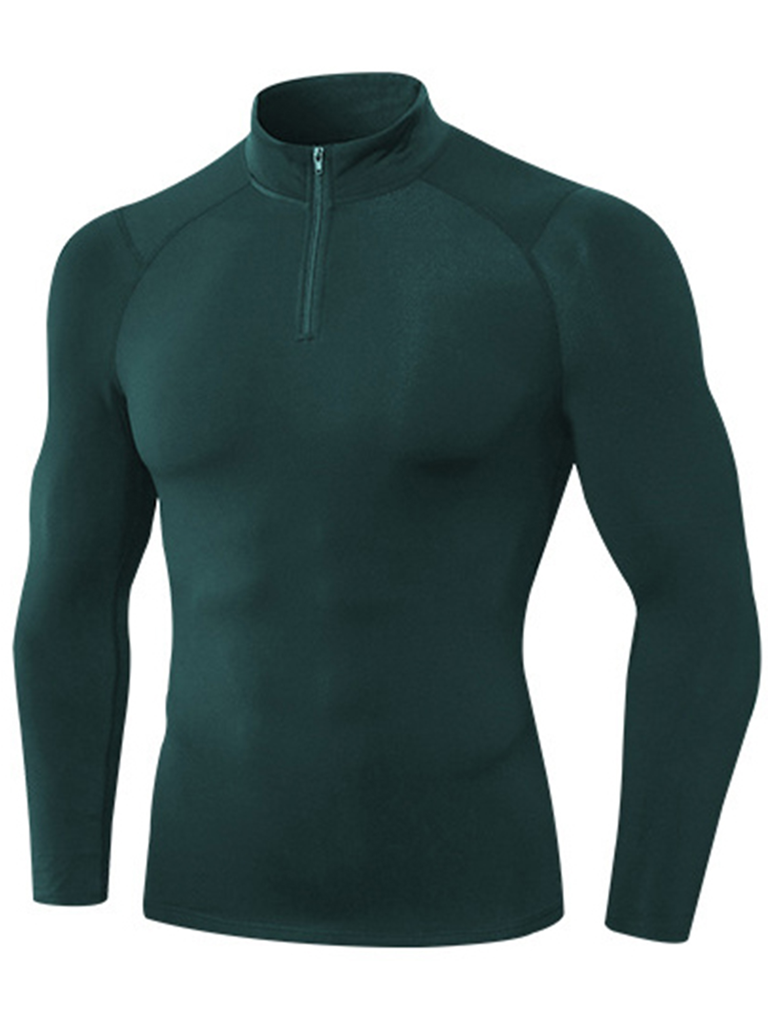 Dark green best sale compression shirt