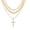 Gold, variant on Layering Cross Pendant Necklaces for Women,Crystal Crucifix Adjustable Cuban Box Mariner Chain Necklace.Faith Based Gifts for First Communion Baptism