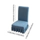 thumbnail image 3 of Funda elástica para silla de comedor, semicircular, para el hogar, con respaldo y cojín universal., 3 of 5