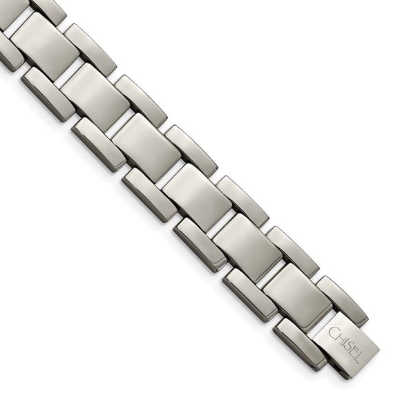 Auriga Titanium Polished 8.5 inch Bracelet for Women