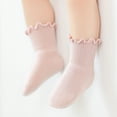 thumbnail image 6 of Baby Girls Socks Newborn Frilly Ruffle Cotton Infant Cute Princess Socks for Toddler Dress 5 Pairs, 6 of 7