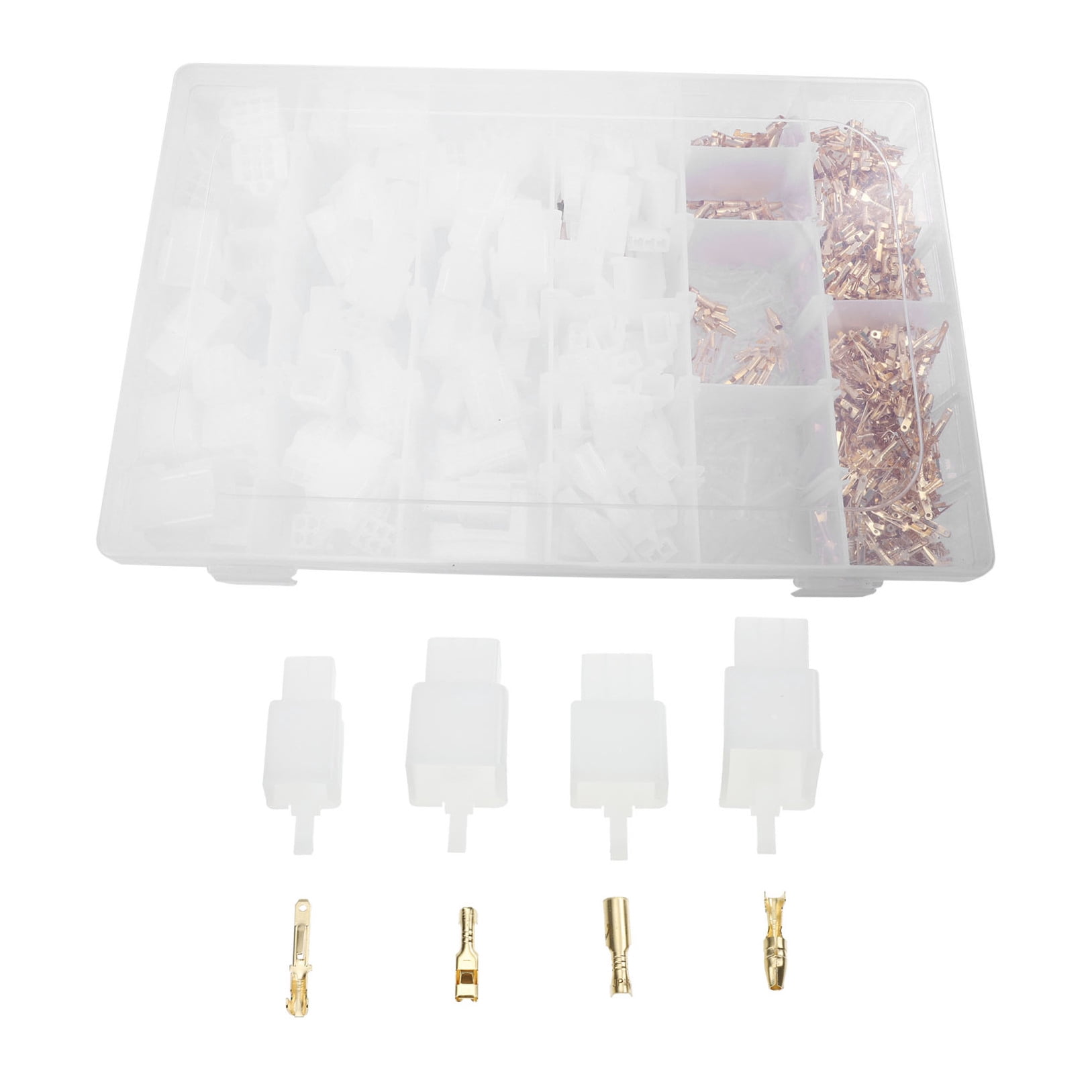 HORIALENCE 1Set Male Female Wire Spade Connectors Assortment Kit for Car and Motorcycle Wiring