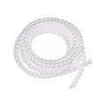 thumbnail image 4 of Tubo Envolvente Espiral Flexible Uxcell 8mmx12mm Cable Manejo Cordón 3 Metros Longitud Blanco, 4 of 5