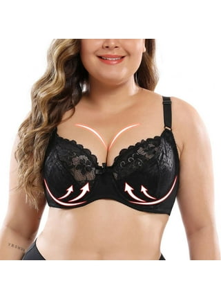 CHICTRY Womens Sheer Lace 1/4 Cups Bra Tops Open Cups Underwire