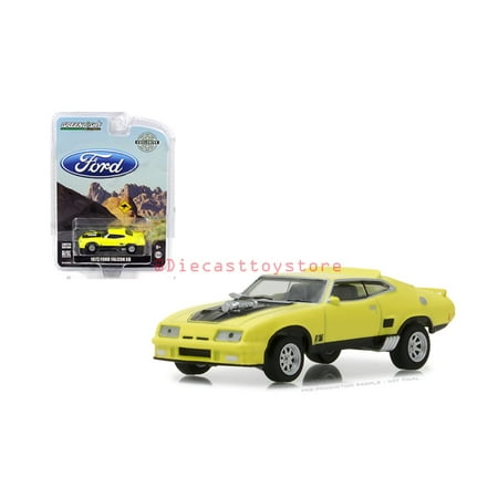GREENLIGHT 1:64 HOBBY EXCLUSIVE - 1973 FORD FALCON XB (YELLOW BLAZE WITH BLACK STRIPES)