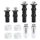 thumbnail image 1 of Juego de tornillos y pernos para tapa de inodoro universal, accesorios para asientos de inodoro, kit de piezas de repuesto de hardware, 1 of 12