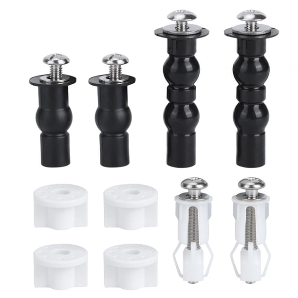 Juego de tornillos y pernos para tapa de inodoro universal, accesorios para asientos de inodoro, kit de piezas de repuesto de hardware
