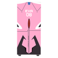 thumbnail image 2 of Gabinete Gamer XTREME PC GAMING Evangelion 08 Edition Media Torre ATX 2 Fan Cristal Templado blanco, 2 of 6