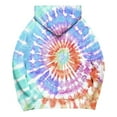 thumbnail image 2 of JUSLIO Womens Sweatshirt Hooded Tie Dye Hoodies Long Sleeve Casual Comfortable Everyday Sweatshirts, 2 of 5