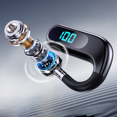 thumbnail image 2 of Los auriculares Bluetooth de conducción ósea verdadera S30 no gotean en el oído cuando se usa el soporte para auriculares con pantalla de energía para Apple Android, 2 of 3