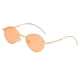 thumbnail image 5 of Gafas de sol Zulema Vintage para mujer Lente naranja Mao dorado Ovaladas, 5 of 5